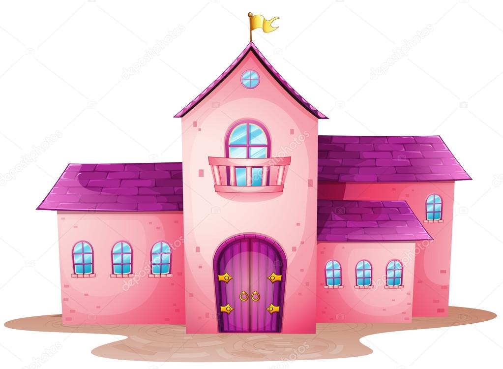 A pink castle