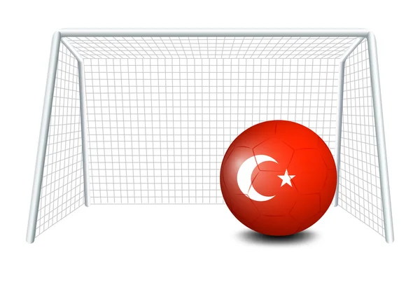 Uma bola com a bandeira da Turquia —  Vetores de Stock