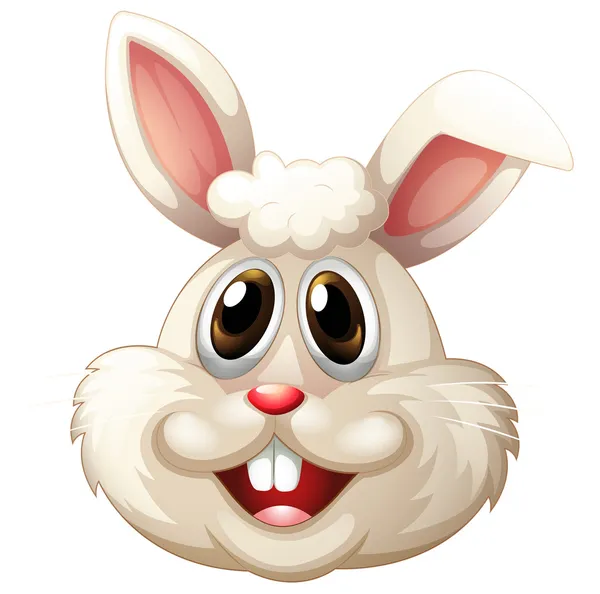 Un lapin souriant — Image vectorielle