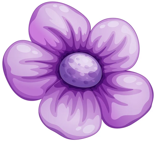 Una flor violeta — Vector de stock