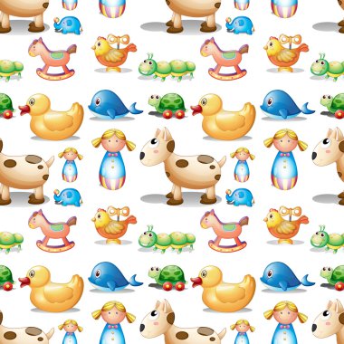 oyuncaklar ile sorunsuz bir tasarım