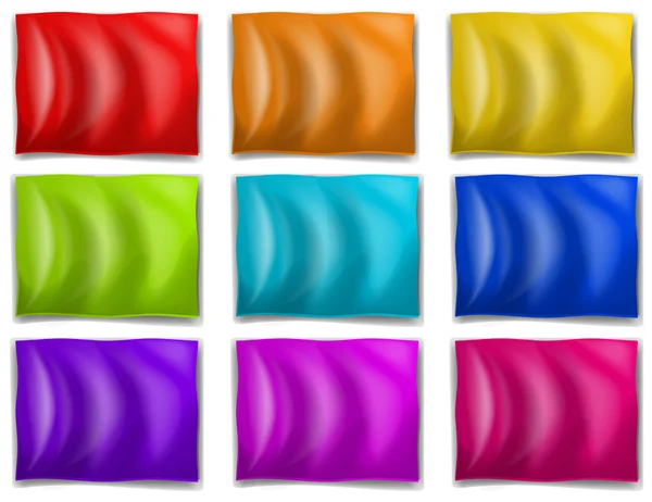 Steaguri colorate — Vector de stoc