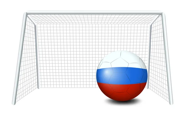 Футбольний м'яч з Прапор Нідерландів — стоковий вектор
