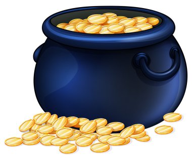altın bir pot