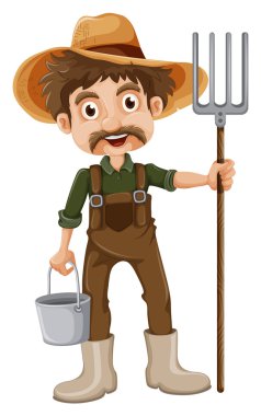 gülümseyen bir bahçıvan