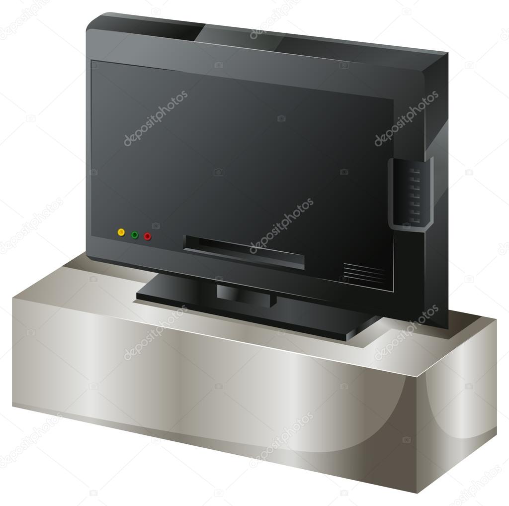 A flat screen television