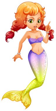 güzel bir deniz kızı