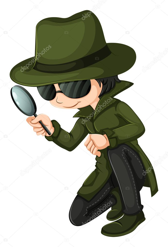 A smart young detective