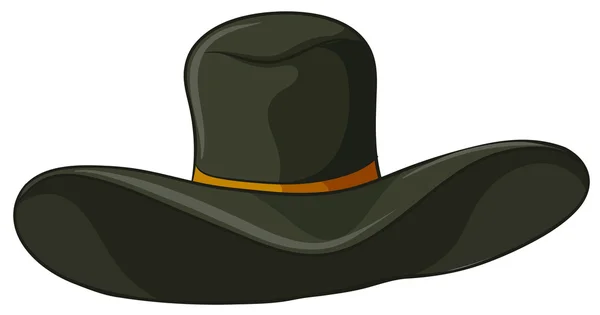 Un sombrero gris — Vector de stock