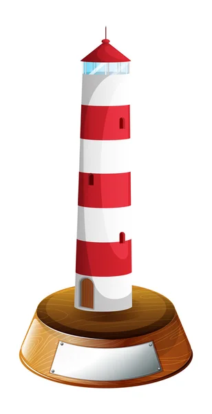 A tower-designed trophy — Stock Vector