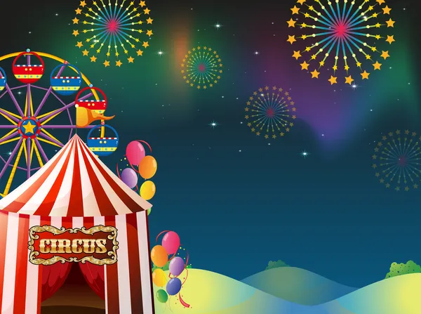 An amusement park Vector Graphics
