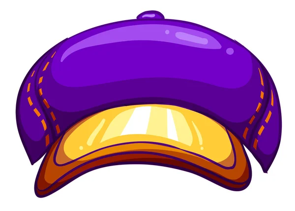 Una gorra violeta — Vector de stock