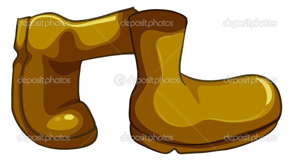 A pair of yellow boots Stock Vector Image by ©interactimages 47182517
