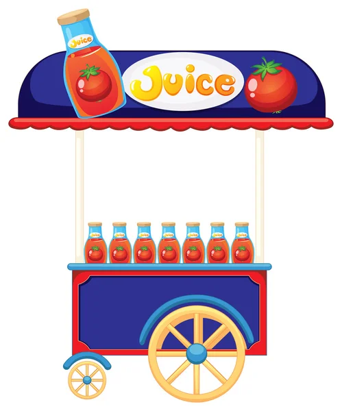 A juice cart — Stock Vector