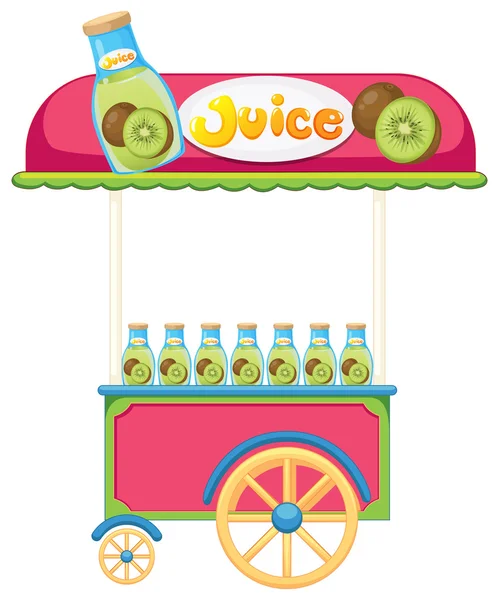 En juice-vagn — Stock vektor
