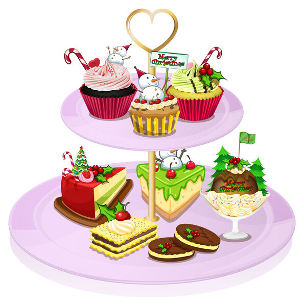 A cupcake tray with lots of baked goods
