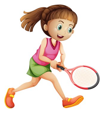 bir tenis oyuncusu