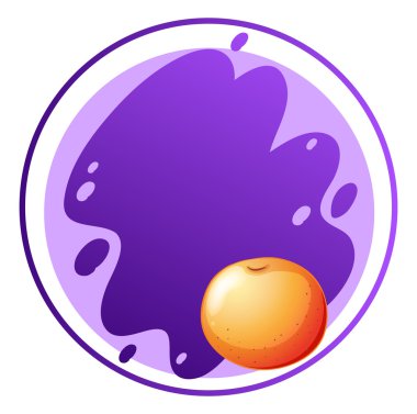 portakal ile boş bir şablon