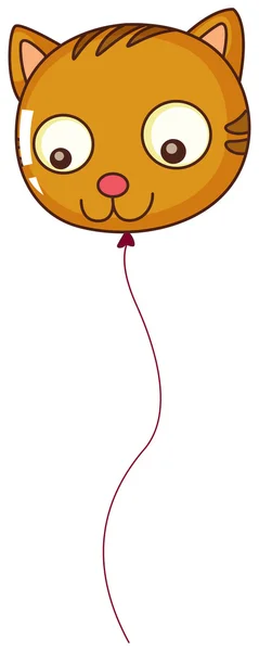 Un globo de gato grande — Vector de stock