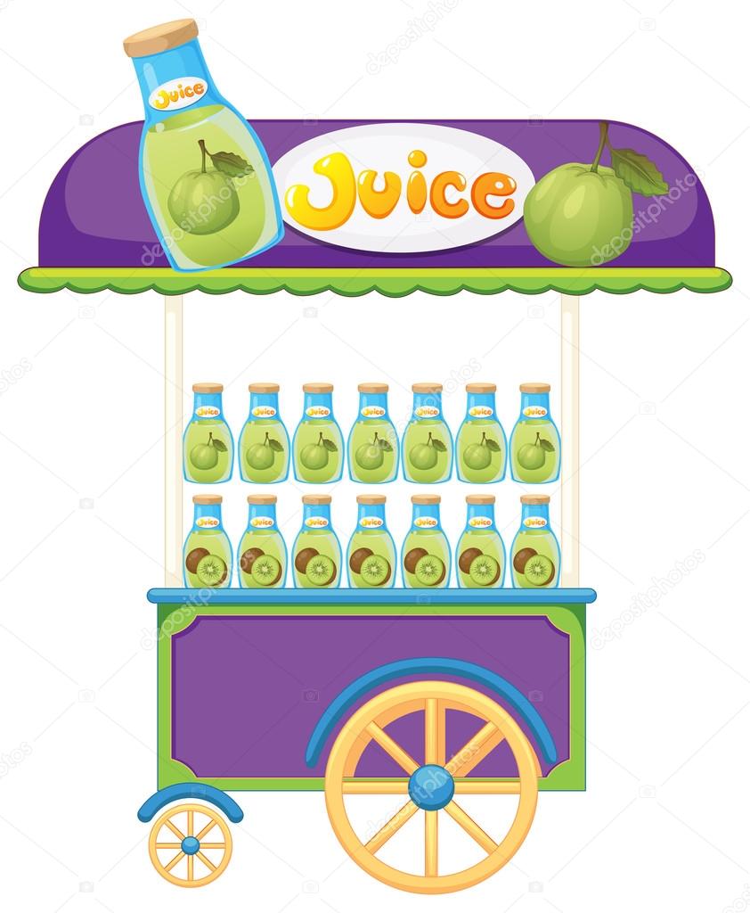 A guava fruit juice cart Stock Vector Image by ©interactimages 49029279