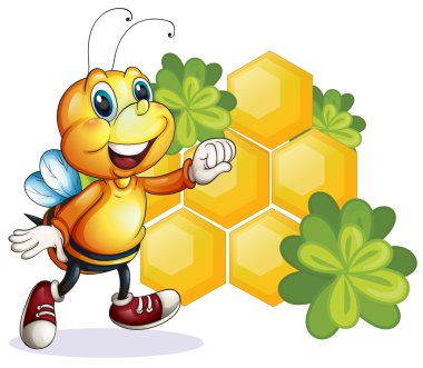 gülümseyen bir arı