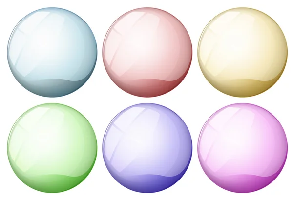 Coloured icon balls — Stock Vector