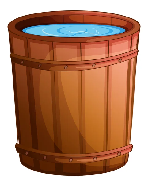 A big bucket of water — Stock Vector