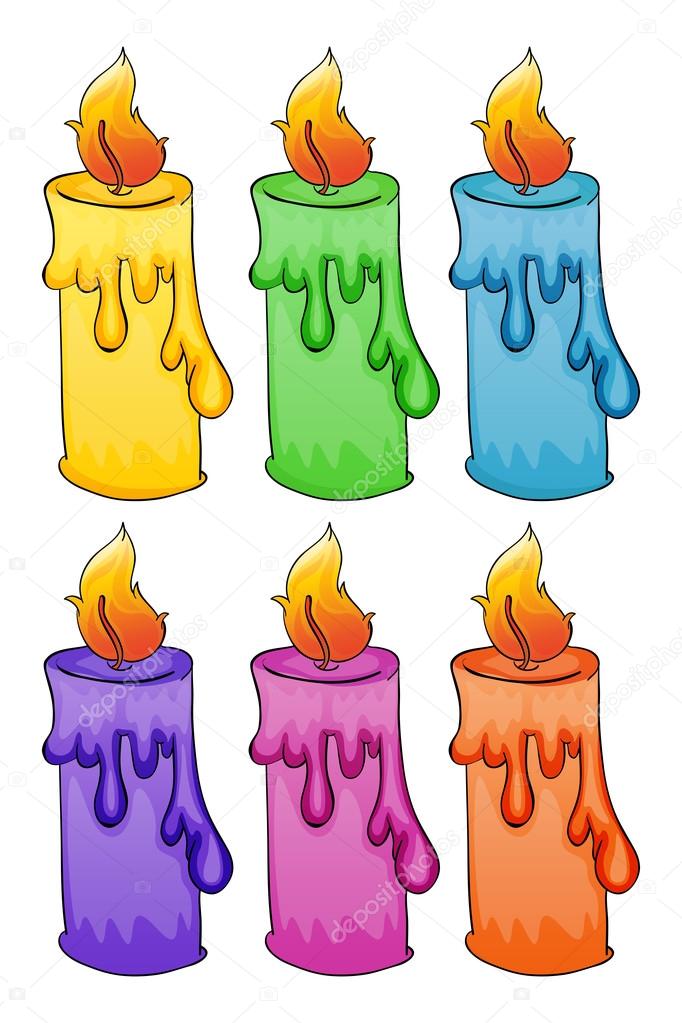 Set of isolated candles
