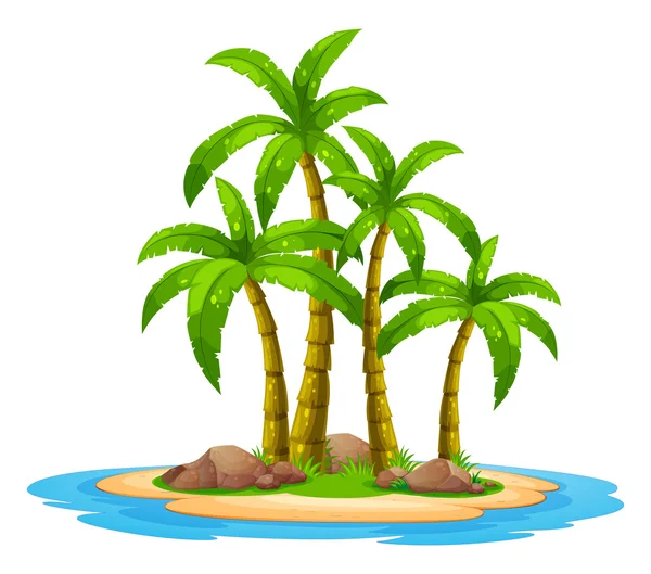 Isla — Vector de stock