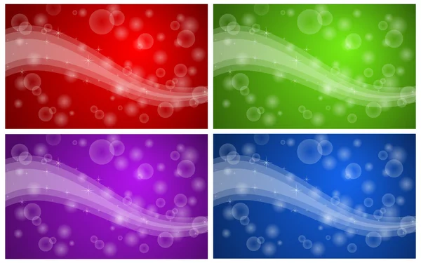 Abstract background set — Stock Vector