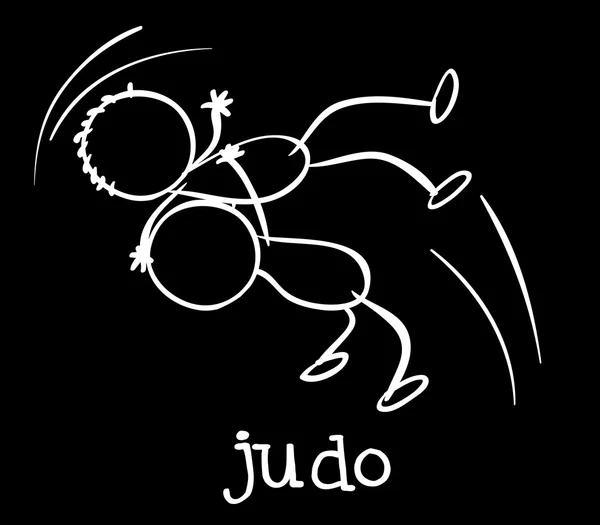 Judo — Stock Vector