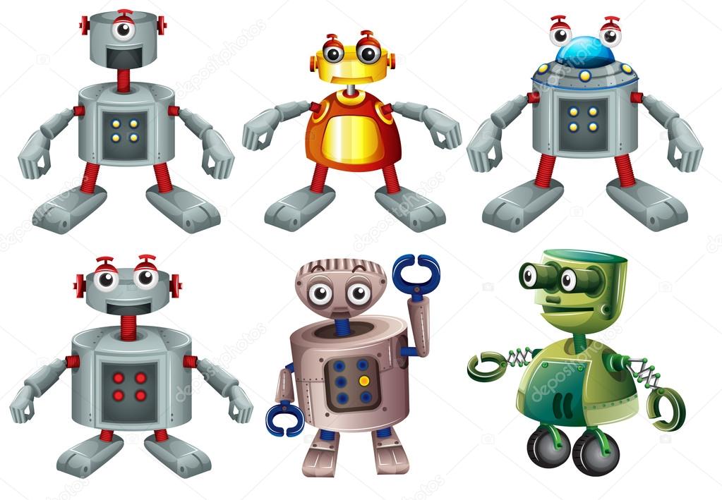 Six robots
