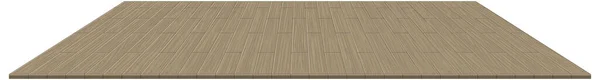 白い背景のイラストに木製のパターンの床のタイル — ストックベクタ