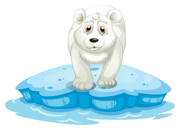 Urso polar — Vetor de Stock