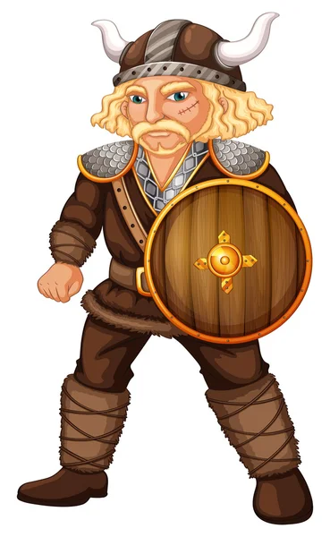 Vikingo masculino — Vector de stock