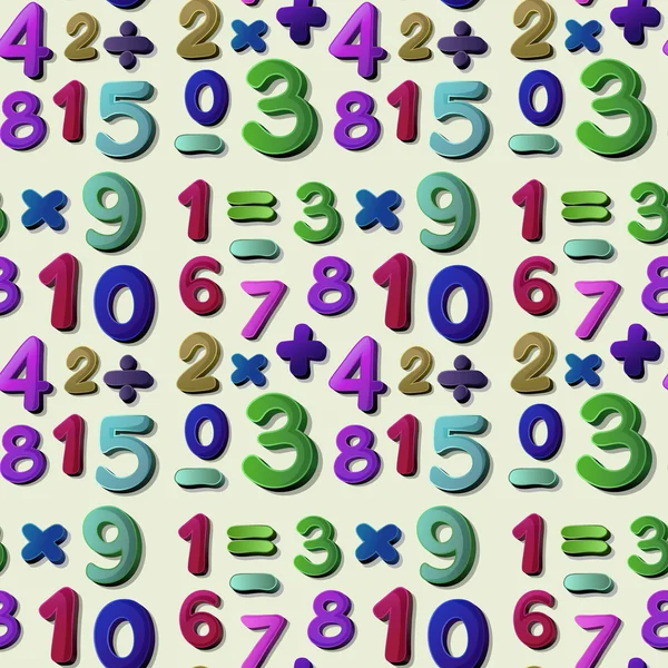 Безшовні чисел — стоковий вектор