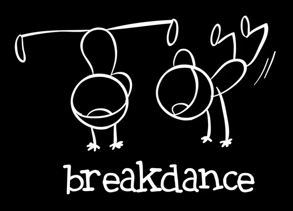 Breakdance — Stockvector