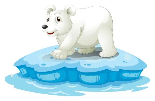 Oso polar — Vector de stock