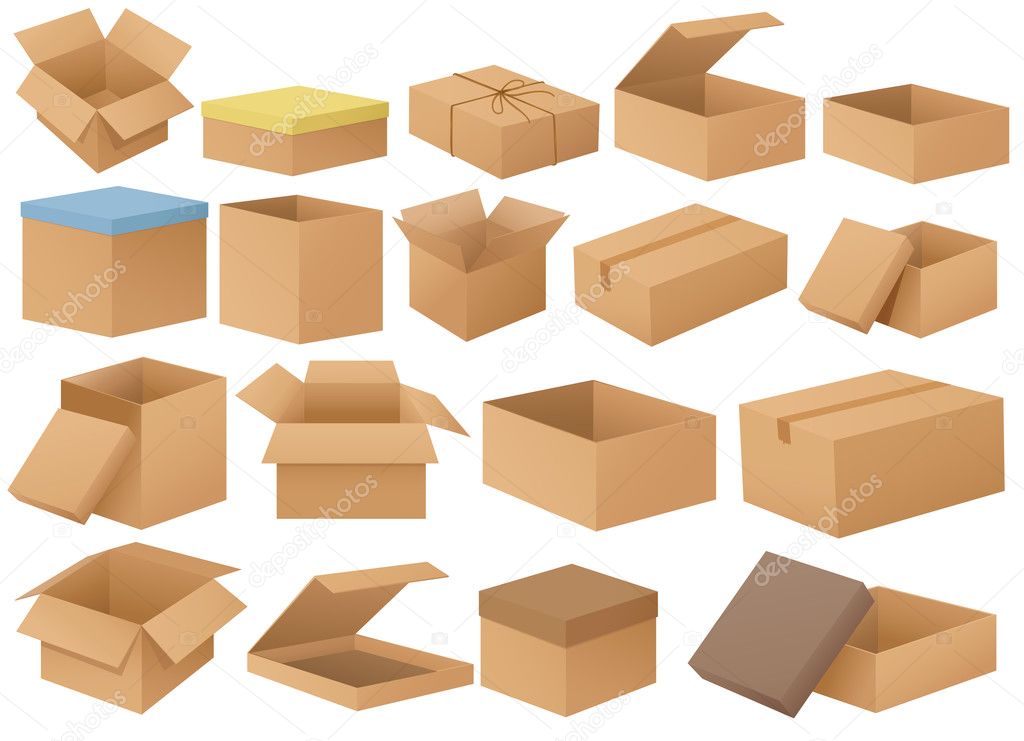 Cardboard boxes