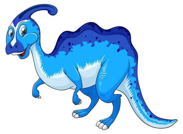 Dinossauro Parassauro Desenho Animado Personagem Ilustração —  Vetores de Stock