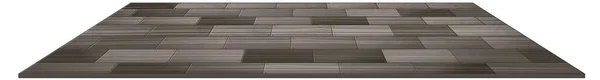 白い背景のイラストに隔離されたグレーの木製の床タイル — ストックベクタ