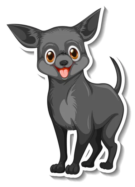 Chihuahua Chien Dessin Animé Illustration — Image vectorielle