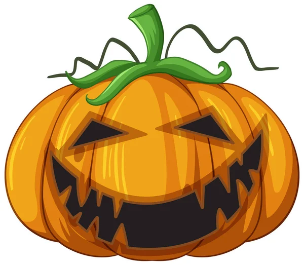 Jack Lanterna Halloween Abóbora Ilustração — Vetor de Stock