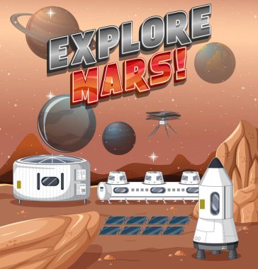 Gezegendeki uzay istasyonu Mars logosunu keşfet