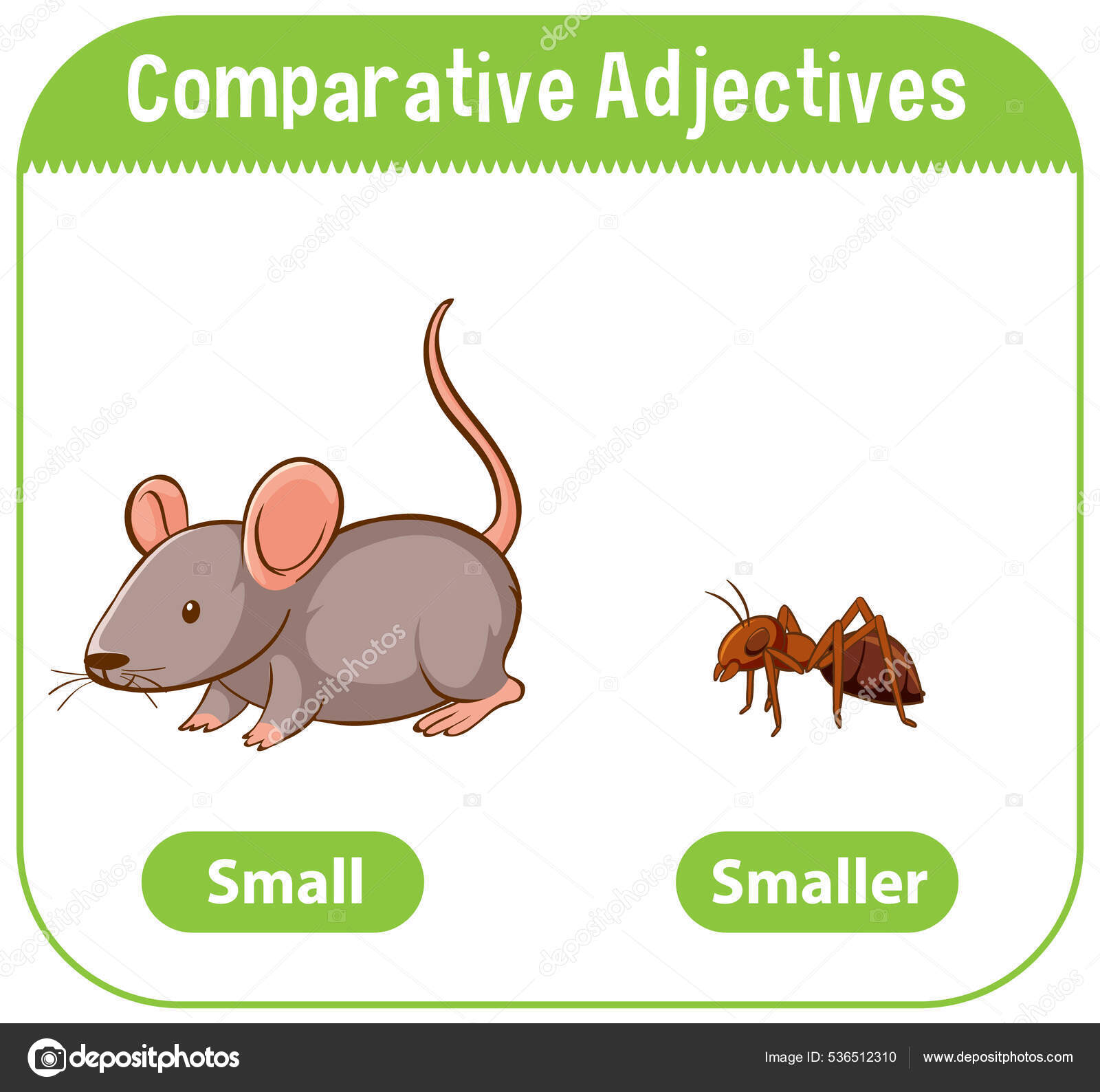 Comparative Adjectives Word Mouse Illustration Stock Vector Image by ©interactimages #536512310 Comparative Adjectives Word Mouse Illustration Stock Vector Image by ©interactimages #536512310