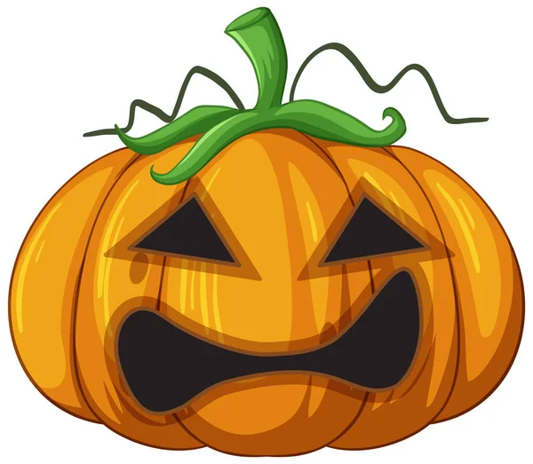 Jack Lantern Halloween Zucca Illustrazione — Vettoriale Stock