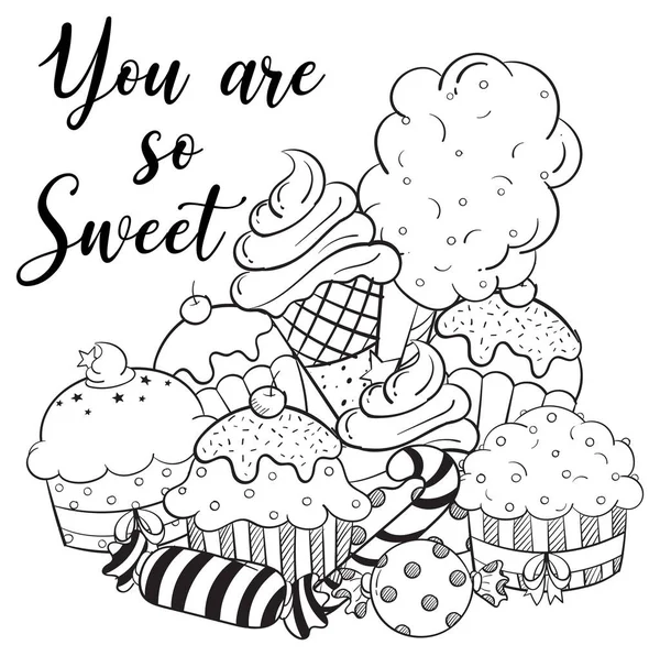 El çizimi karalama simgeleri çizim seti