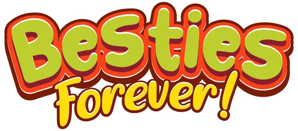 International Friendship Day Logo Banner Illustratie — Stockvector