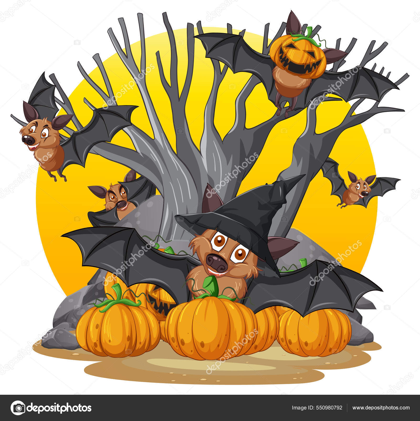 Grupo Murciélagos Bosque Halloween Ilustración vector, gráfico vectorial © interactimages imagen #550980792 Grupo Murciélagos Bosque Halloween Ilustración vector, gráfico vectorial © interactimages imagen #550980792
