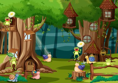 Peri masalı orman resimlerinde yaşayan böcek.